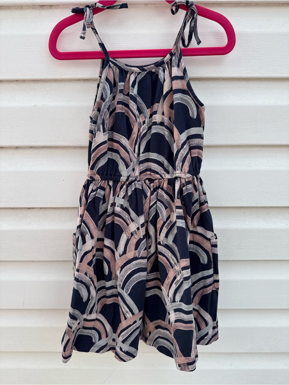 Tea Collection Navy and Blush Printed Sundress - Picture 5 of 5